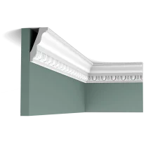 c212 border f478 This egg-and-dart cornice moulding is inspired by classical architecture. The lovely, finely detailed design is completely at home in both traditional and modern spaces.
