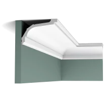 c220 cornice moulding 4e84 A classic straight cornice moulding that extends along the ceiling. A bestseller for many years with a gorgeous effect.