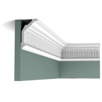 c304 border 1d09 Traditional moulding with ribbed pattern. Whether classical or modern, this moulding gives your room that little something extra.