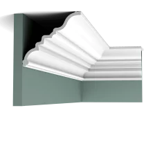 c327 cornice moulding 2000x2000 7626 The cornice C327 is part of our fragmented cornice family and creates a beautiful play of light and shadow. Two smaller cornices in the same family are C325(F) and C326(F).