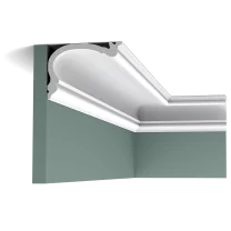 c341 cornice moulding 39c0 The smallest member of the HERITAGE family. A stately classic cornice moulding inspired by the rich heritage of English country homes.