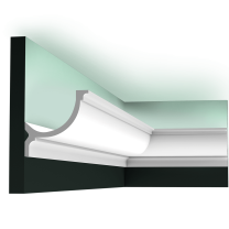 c902 uplighter 1e41 Smaller Ovolo-inspired cornice moulding. Use this cornice moulding as an uplight to add immediate ambience to any space.