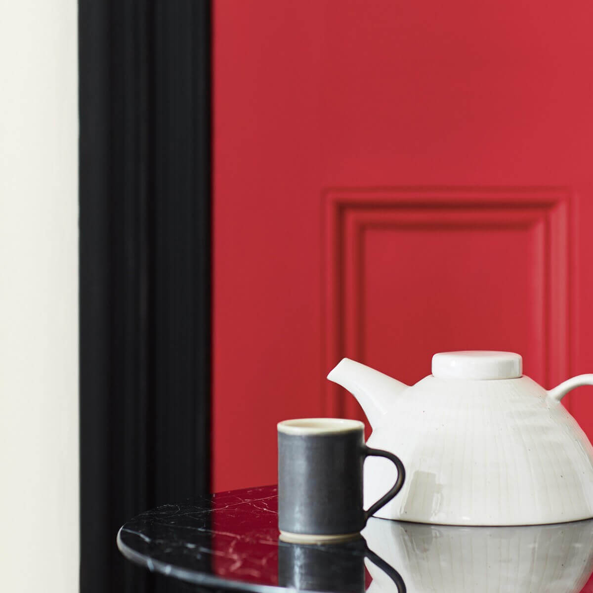 Interior paint Little Greene color  Cape Red (279).