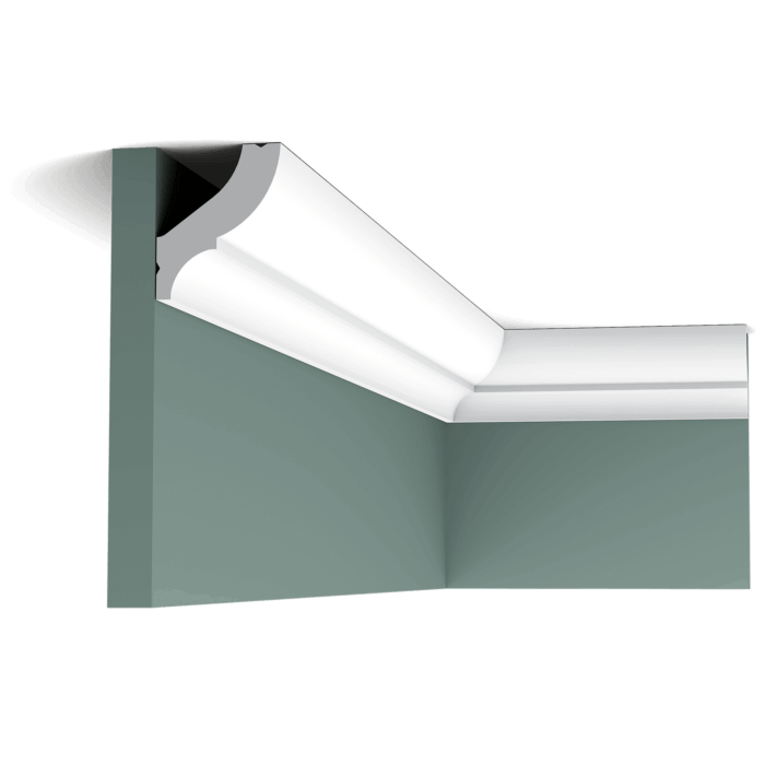 cb502 cornice moulding 9795 Simple basic profile with graceful curves. Fits any decorating style seamlessly.