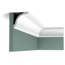 cx128 cornice moulding c8b9 Timeless model with egg-and-dart pattern. Combines easily with a variety of decorating styles.