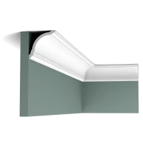 cx199 cornice moulding b579 Smaller version of CX106. This elegant cornice moulding creates a subtle transition from wall to ceiling. This bestseller fits a variety of interiors.