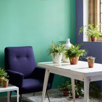 Interior paint Little Greene color green Green Verditer (92).