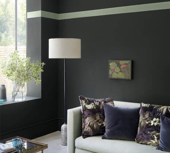 Interior paint Paint & Paper Library color dark ILEX (558).