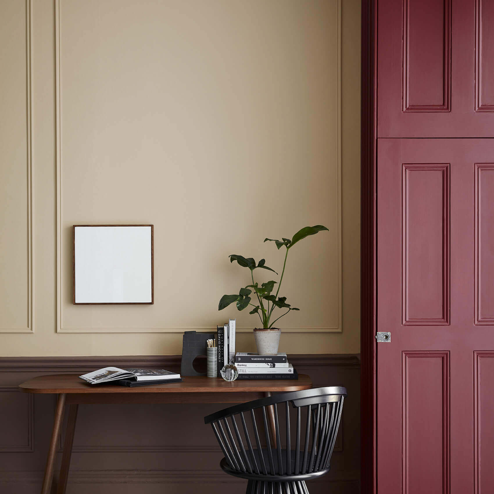 Interior paint Little Greene color red & pink Arras (316).