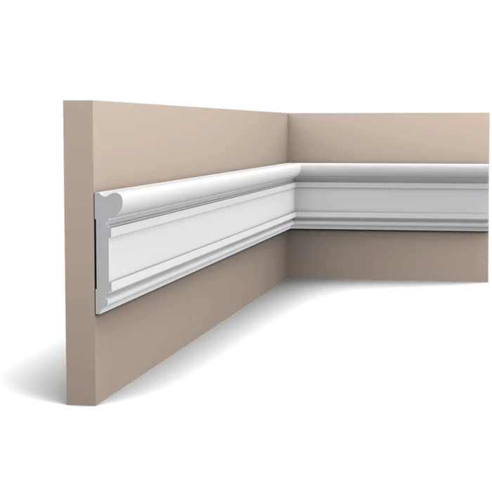 main img 22 Classic panel moulding for a variety of applications. This moulding is suitable for various decorating styles thanks to the restrained, linear pattern.