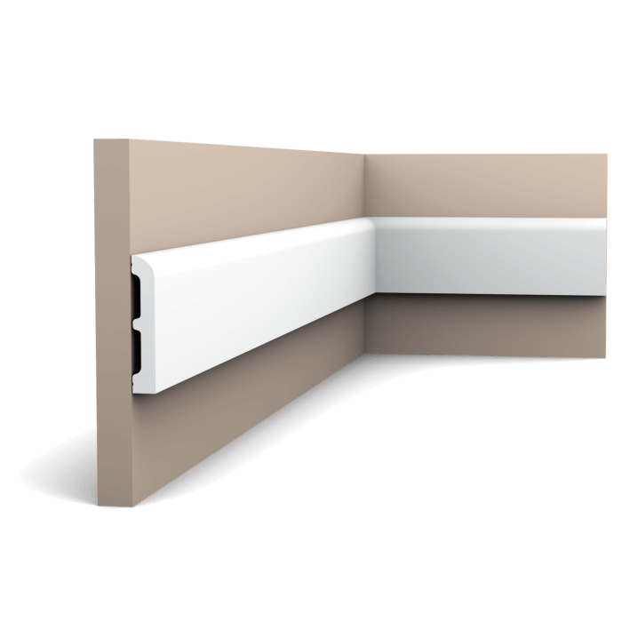 main img 51 This multifunctional panel moulding with rounded top provides endless possibilities. Use together with other members of the CASCADE family to effortlessly provide the entire space with a cohesive look.