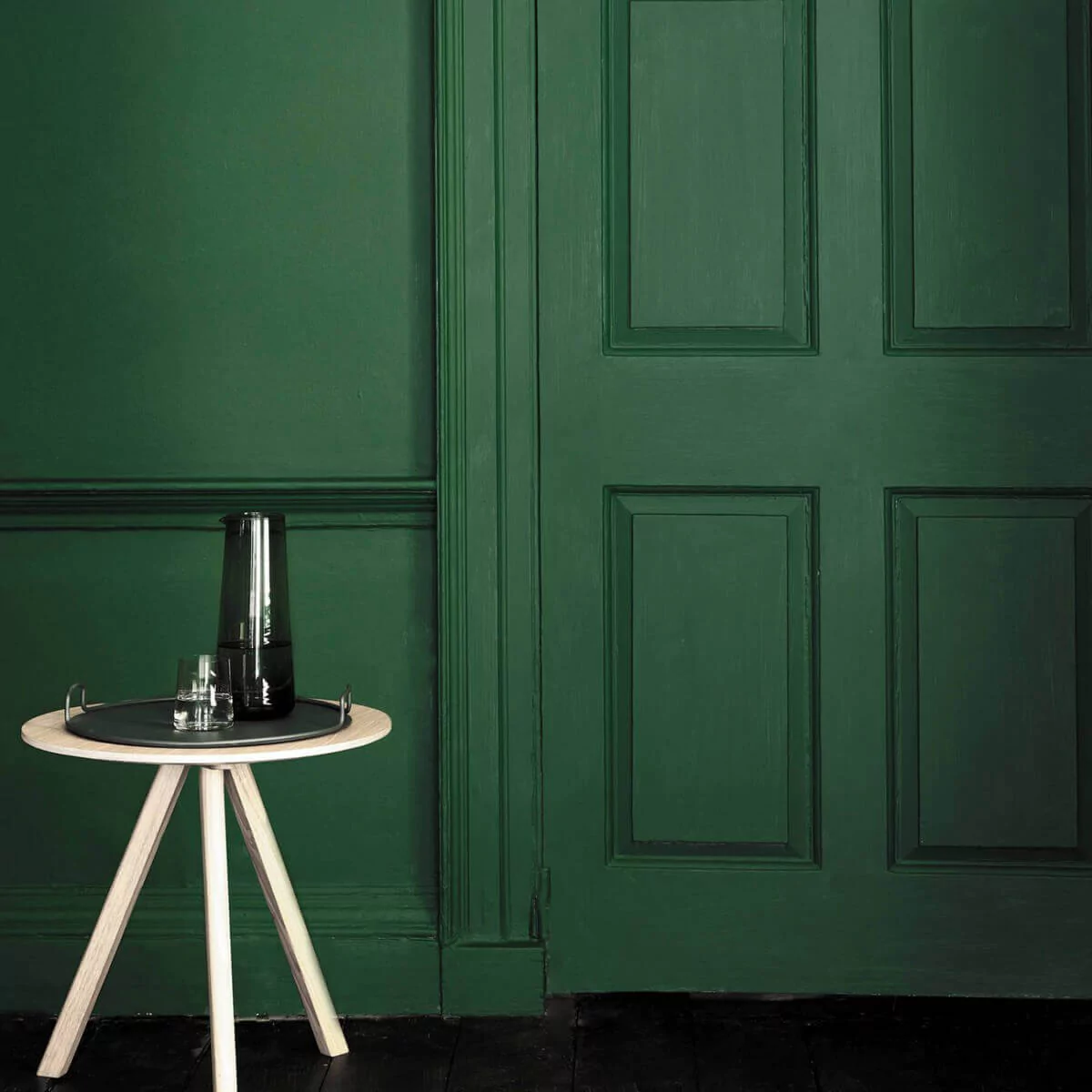 Interior paint Little Greene color green Puck (298).