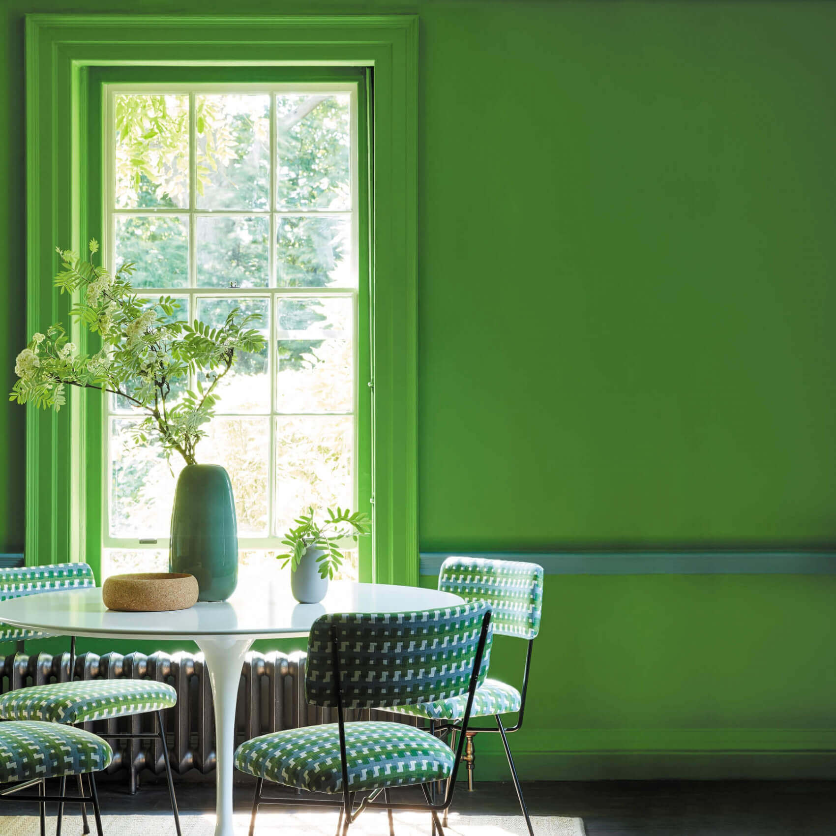 Interior paint Little Greene color  Sage & Onions (288).