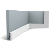 sx162 skirting 2ca4 Our simplest skirting board is part of the SQUARE family. Use this multifunctional profile to fit your entire home with the same skirting board. All you need to do is select the correct size to fit your space.