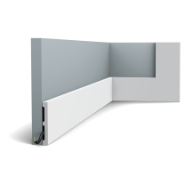 sx163 mf 2000x2000 1253 This large, simple skirting board is part of the SQUARE family. Use this multifunctional profile to fit your entire home with the same skirting board. All you need to do is select the correct size to fit your space.