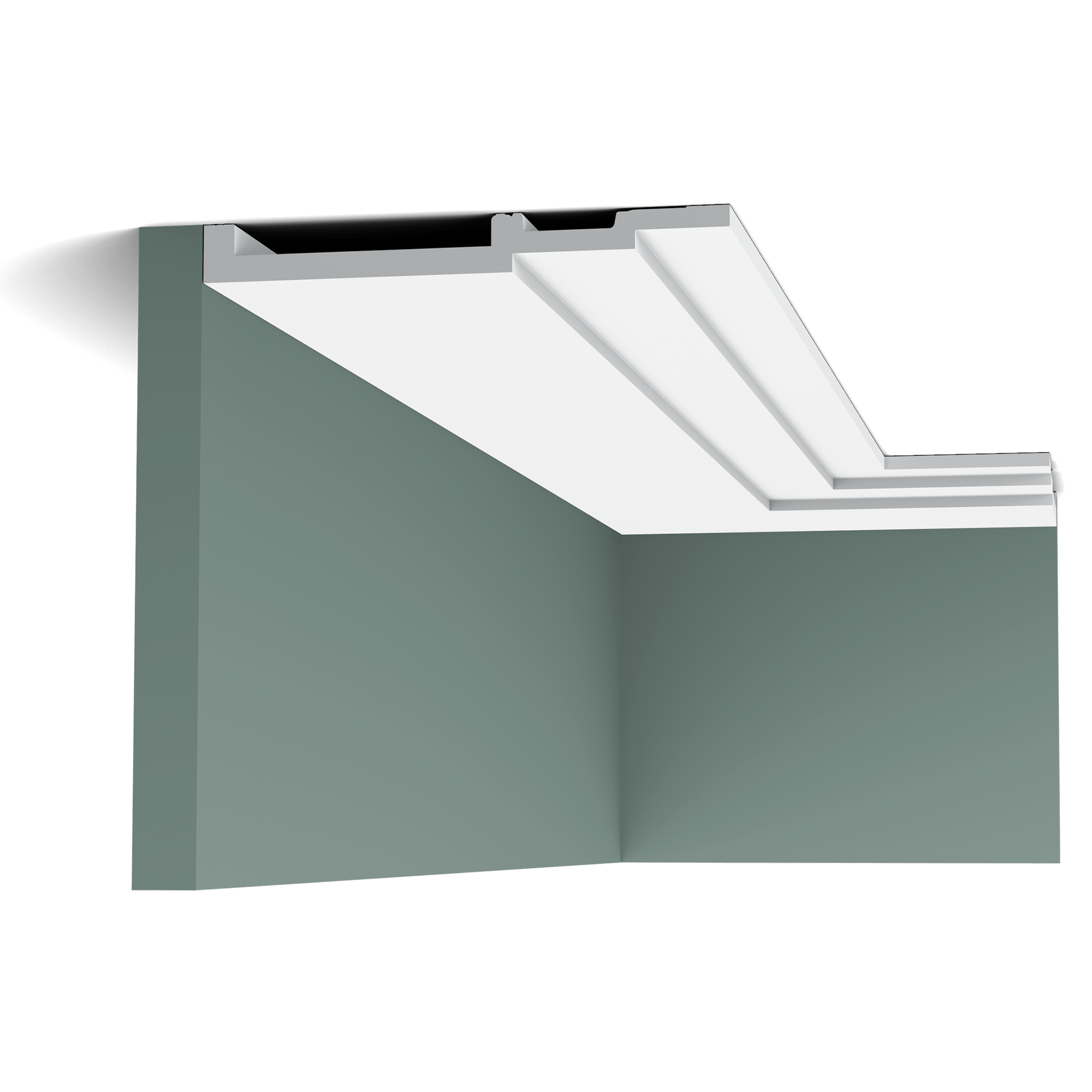 The pure shape and perfect proportions of the High Line cornice mouldings create an ideal transition between wall and ceiling. Whichever style of interior you have.