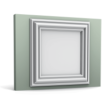 w121 decorative element 2000x2000 1894 The W121 Wall Frame is unique: a ready-made wall panel with a lot of detail for easy, fast and beautifully finished installation. It is an economical solution for wall depth creation and can be made even more dynamic by filling it up with with our insert W122 or W123.