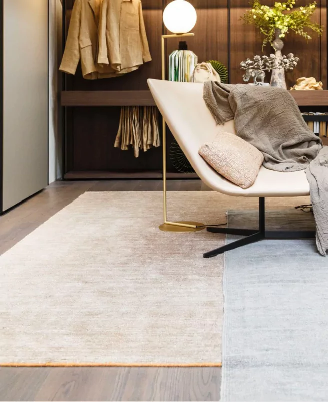 jangeorge interior design gt design boom rug 201 1 Materials: high quality hand spun bamboo fiber – New Zealand wool