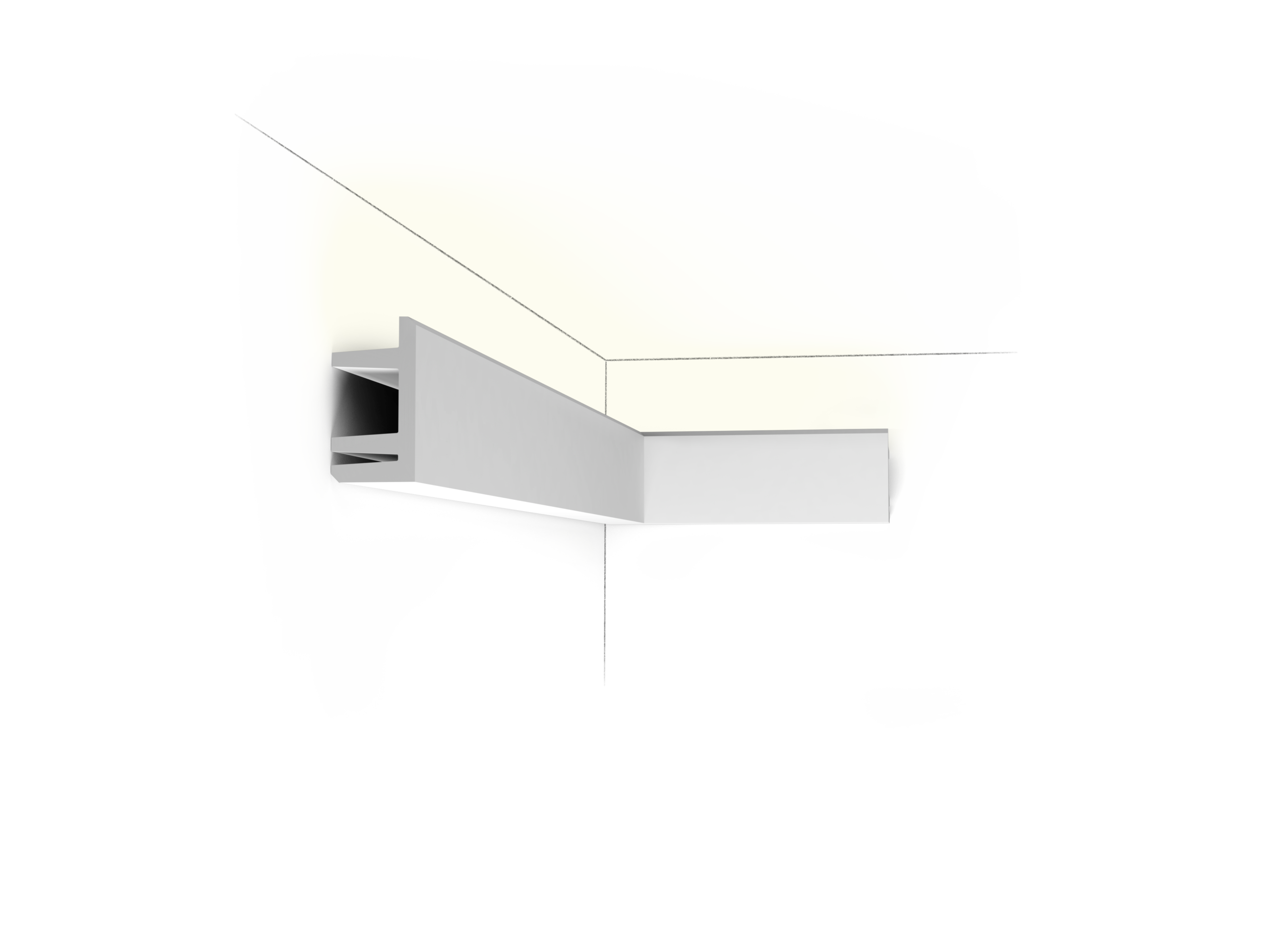 c381 il trans scaled This modern profile allows you to effortlessly integrate indirect LED lighting into your interior. Combine it with the other L3 profiles (C380, C382, C383) for an interplay of light and shadow. Designed by Orio Tonini.