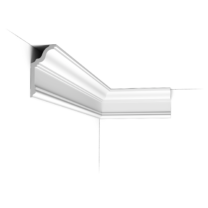 cx192 c This cornice with cyma recta curvature and large extended base is the perfect finish for any space. The CX192 creates an elegant transition between wall and ceiling to add that little something extra to your interior. Smaller sized variants of this profile are the CX141 and CX176.