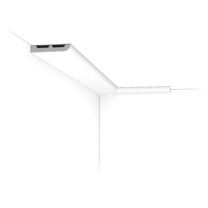 sx183 c This multifunctional cornice moulding with rounded top provides endless possibilities. Use together with other members of the CASCADE family to effortlessly provide the entire space with a cohesive look.