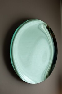 Interior paint OOM contemporary glass BARE GREEN Mirror.