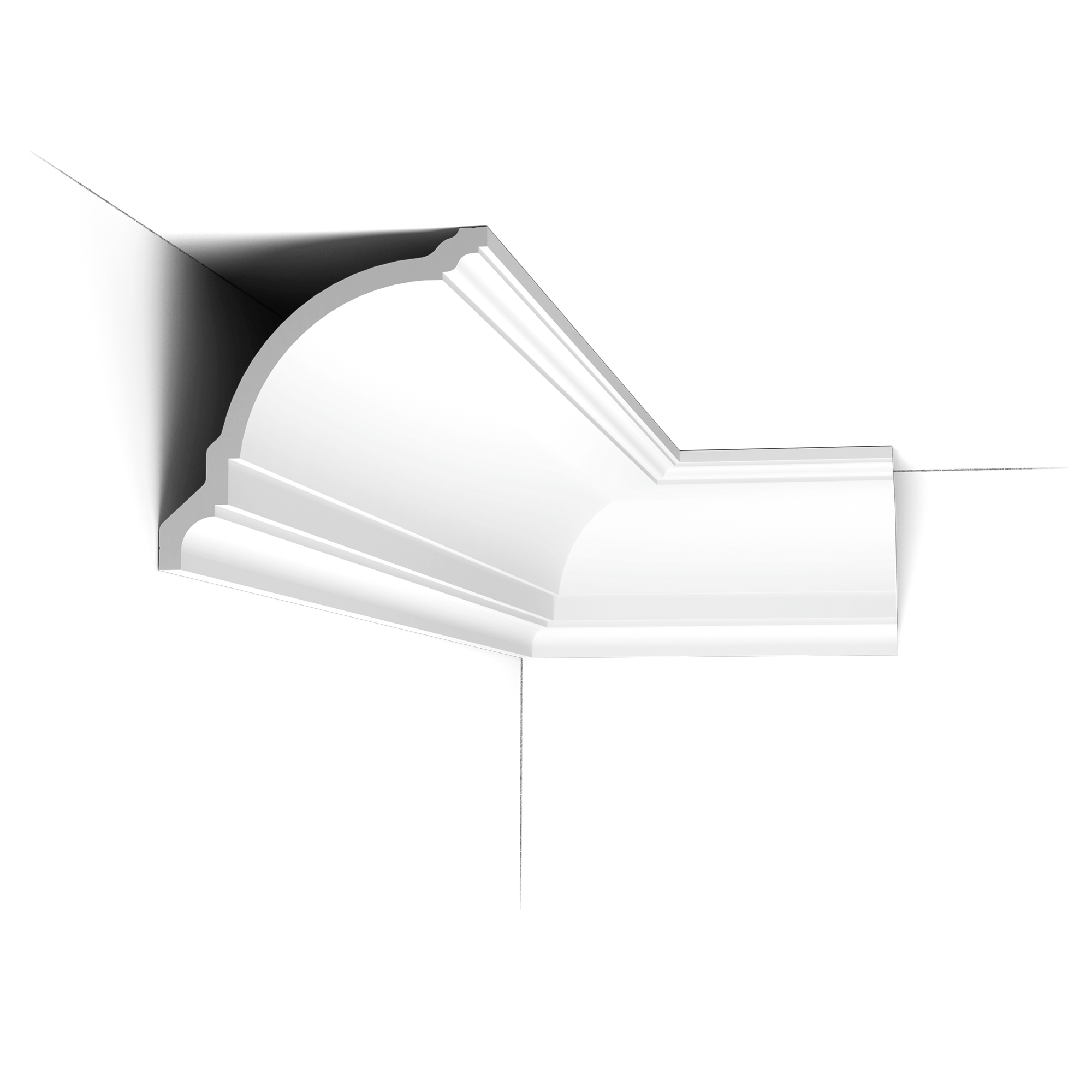 image Bigger version of CX106. This elegant cornice moulding creates a subtle transition from wall to ceiling. This bestseller fits a variety of interiors.