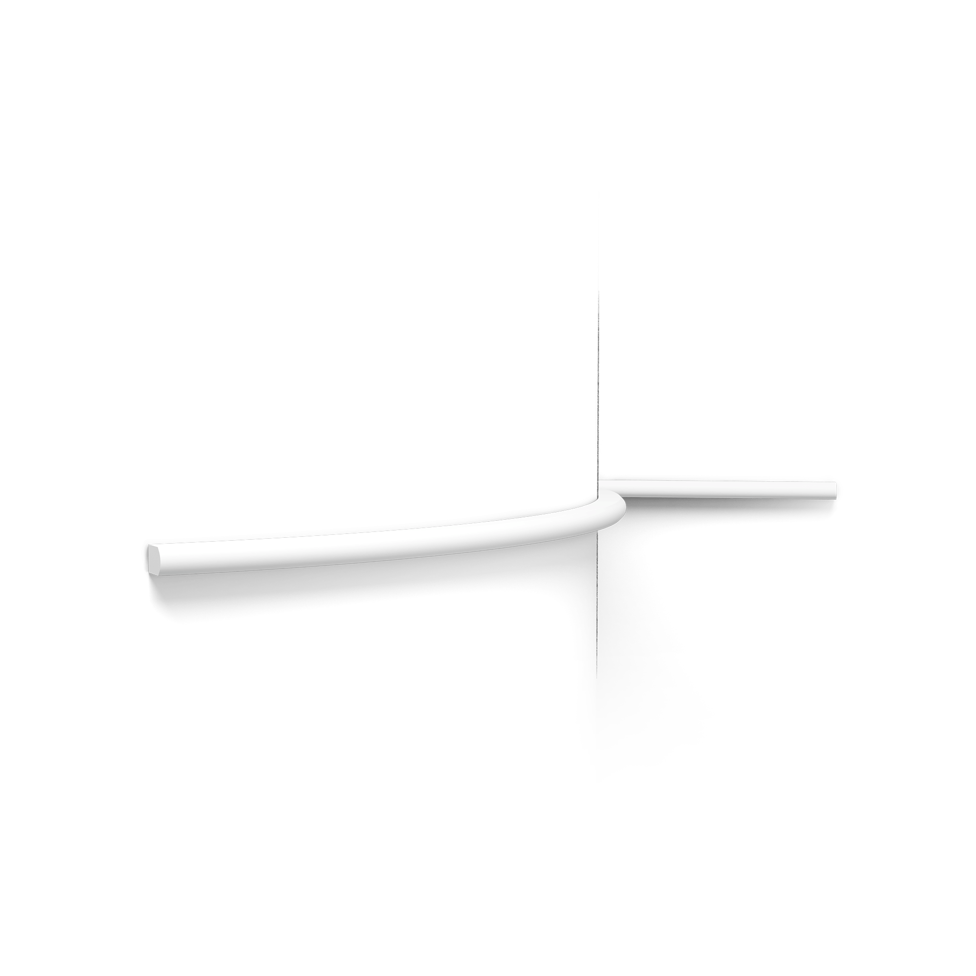 image Flexible version of PX209. PX209 RIBBON is the perfect new rounded trim for your walls and all of our 3D wall covering panels. Bypass joints with this elegant in-between profile that is a great transition on the wall between panels. Or use it as a slim and refined panel mould, it can perfectly hold its own on the wall. Designed by Orio Tonini.