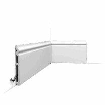 image SX206 CONTOUR is the great new follow-up to SX118. This skirting board is part of the CONTOUR family. To create a consistent look throughout the home, we provide the same design in different sizes.