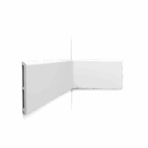 image A welcome higher addition to our bestselling Cascade skirting board family. Even more opportunities to use the same skirting board throughout the entire interior to achieve tranquillity and visual congruence.