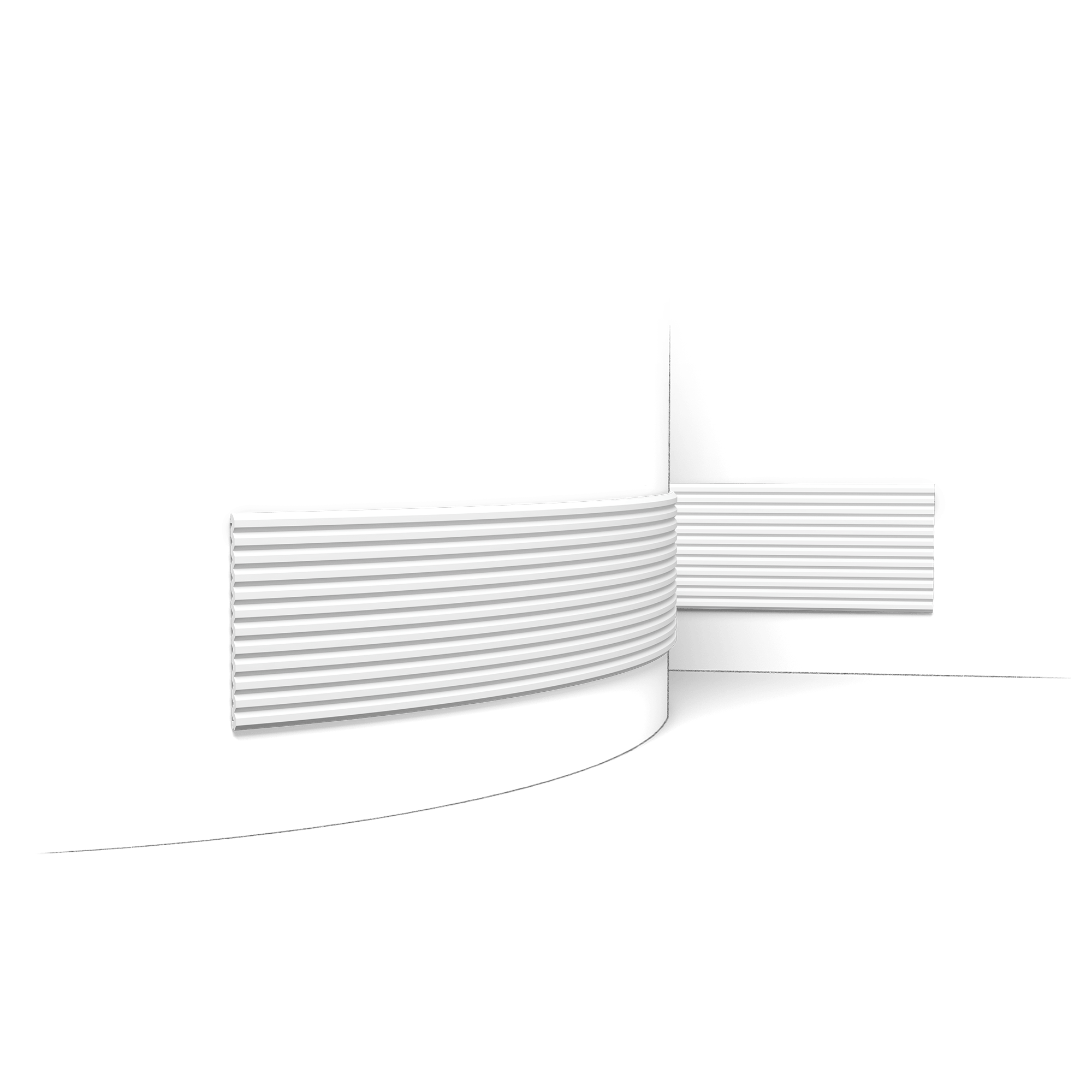 image Flexible version of WX213. Sleek and subtly powerful. This trapezium shaped variation of Zigzag captures light, creates depth and makes colour speak for itself. The WX213 Alto panels connect seamlessly via interlocking sides, ensuring a hassle-free installation process.