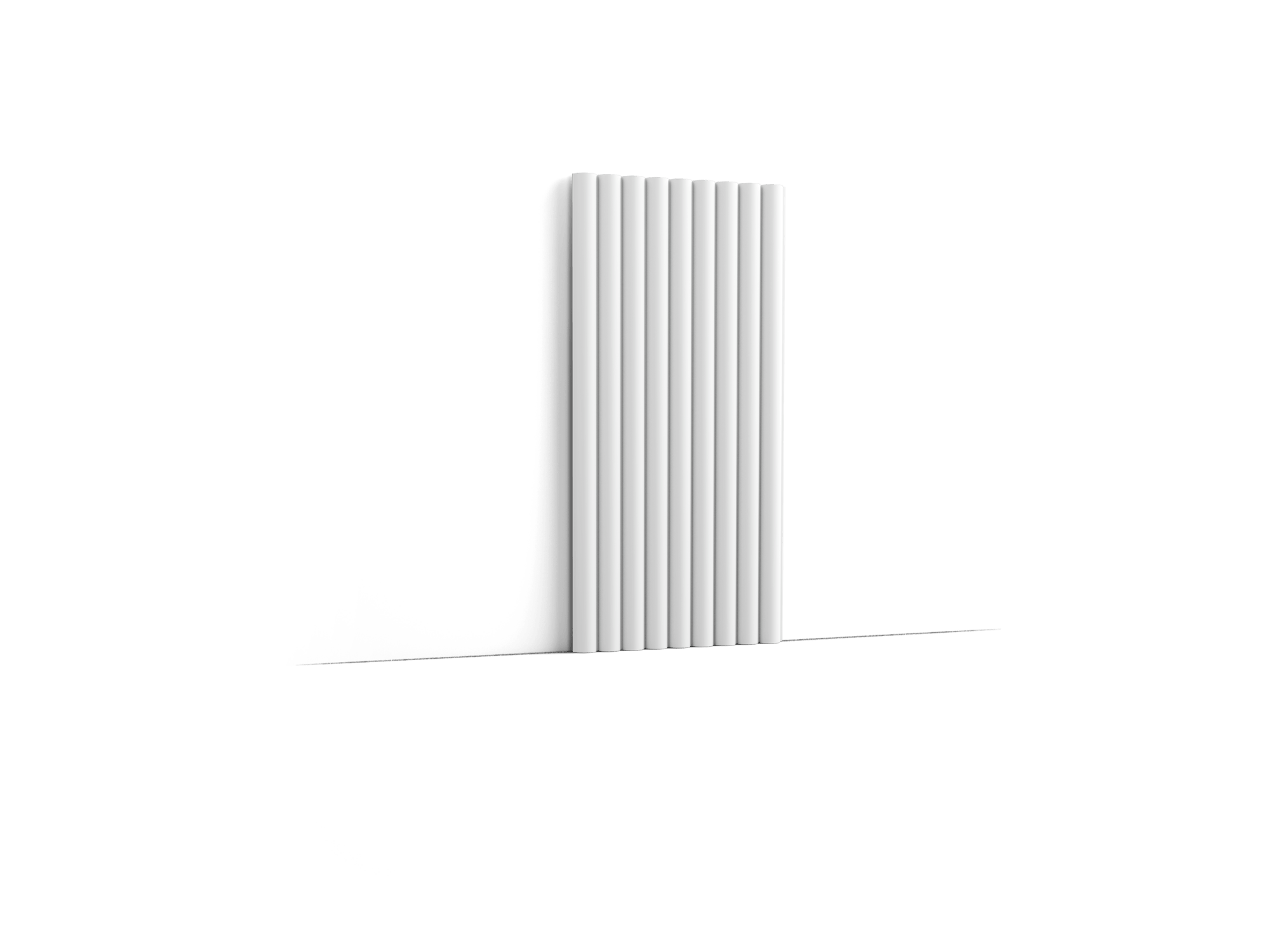 image Big in gesture, soft in line. The big brother of WX210 Reed and WX211 Flute adds rhythm, tranquillity and contour to your space. The WX218 Flute XL panels connect seamlessly via interlocking sides, ensuring a hassle-free installation process. Made from 100% sustainable materials. Use this 2m60 version to cover full ceiling heights in one go. For all other applications, you can use the 2m version.